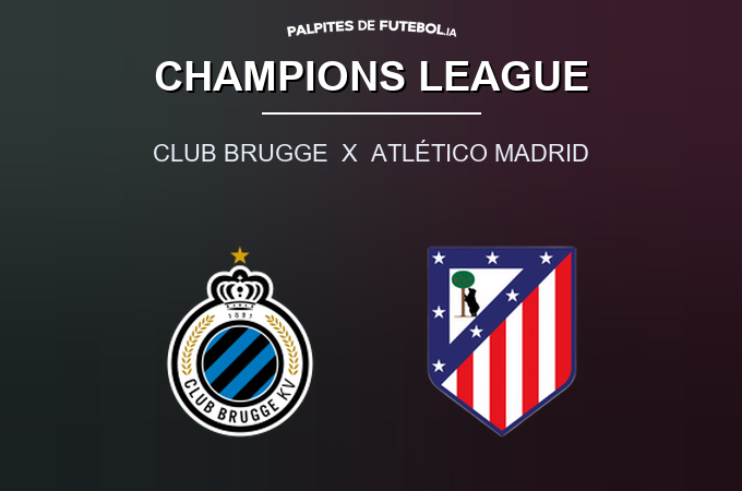 Palpite do dia, Club Brugge x Atlético Madrid | Palpites de Futebol IA