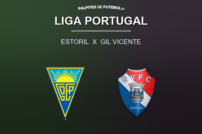 Palpite do dia, Estoril x Gil Vicente, Liga Portugal | Palpites de Futebol IA
