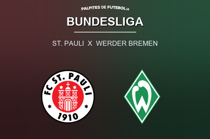 Palpite do dia, St. Pauli x Werder Bremen, Bundesliga | Palpites de Futebol IA